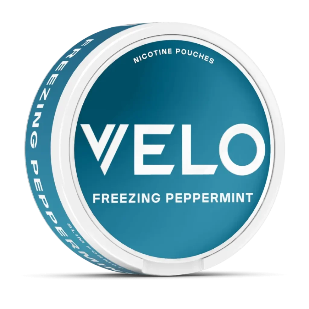 Freezing Peppermint Nicotine Pouches by VELO