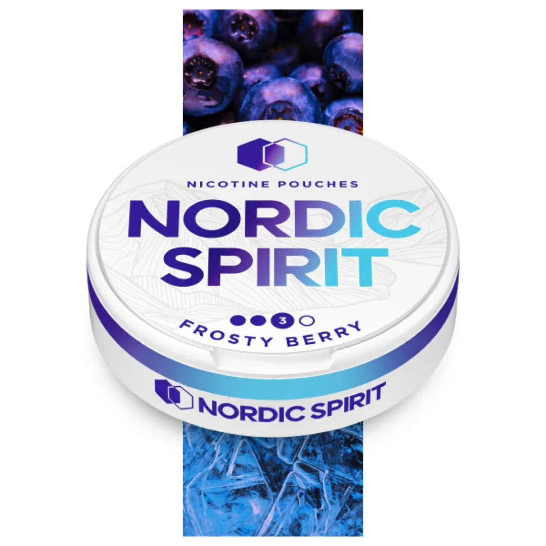 Frosty Berry Nicotine Pouches by Nordic Spirit - Image 1