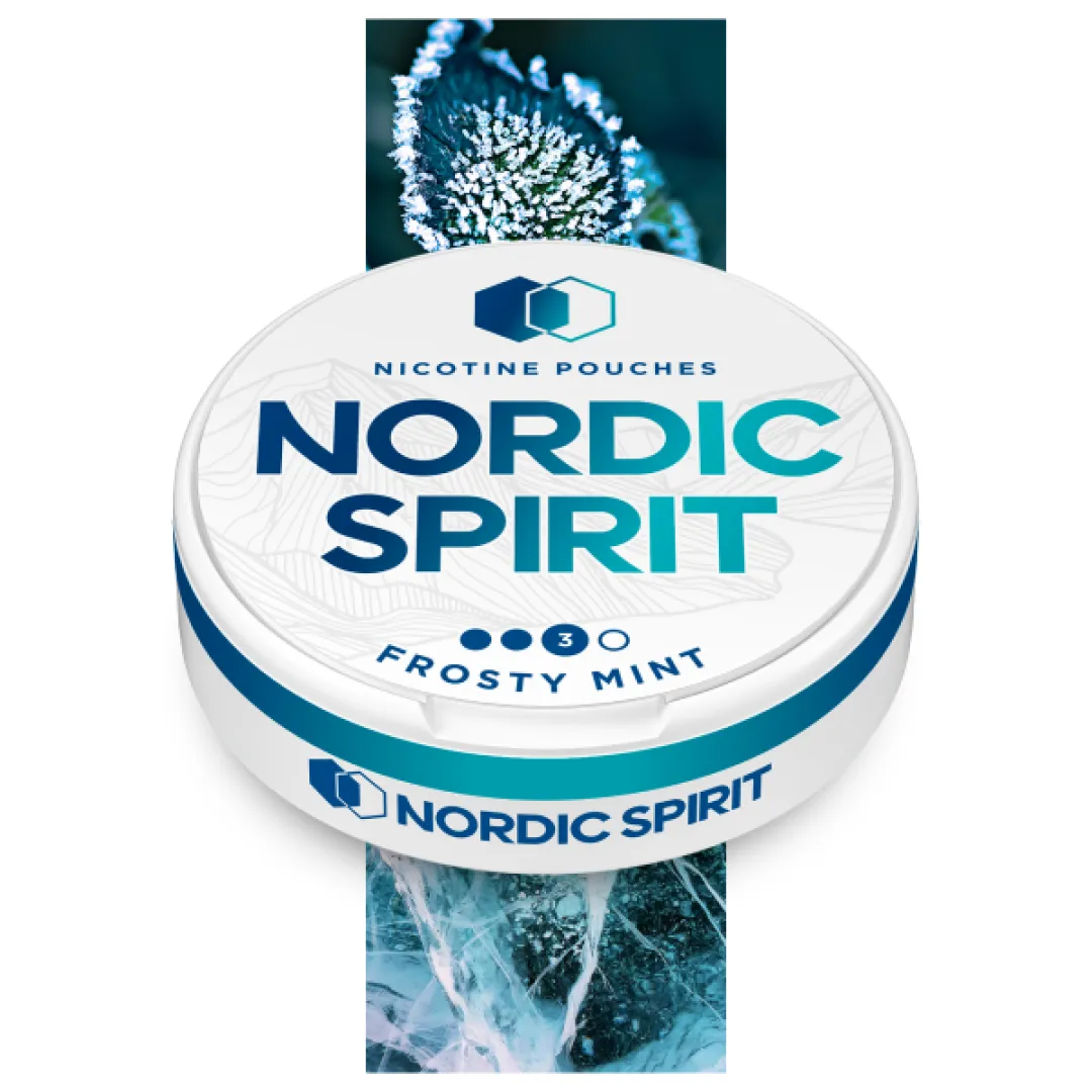Frosty Mint Nicotine Pouches by Nordic Spirit - Image 1