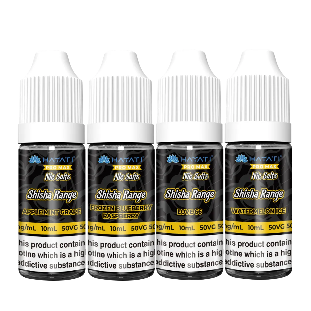 Hayati Pro Max Shisha Range Nic Salts 10ml - Image 1