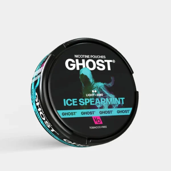 Ice Spearmint Nicotine Pouches by GHOST