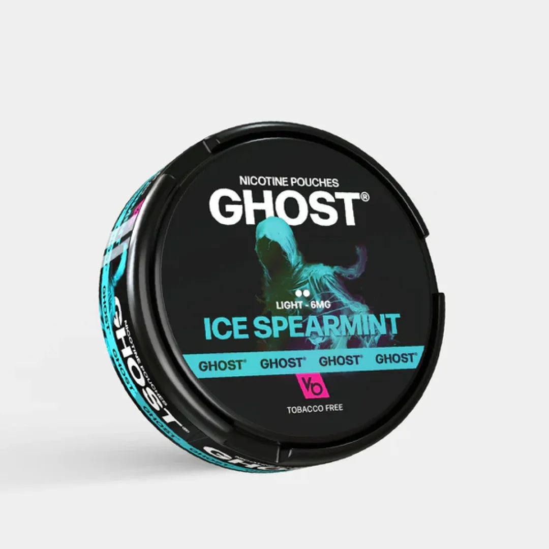 Ice Spearmint Nicotine Pouches by GHOST - Image 1