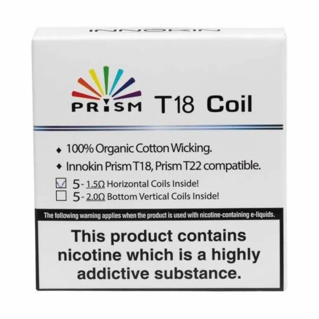 Innokin Endura T18 Coils (5 Pack) | £9.95