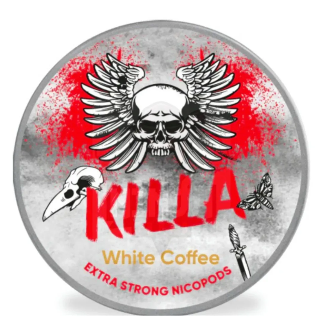 Killa White Coffee Nicotine Pouches - Image 1
