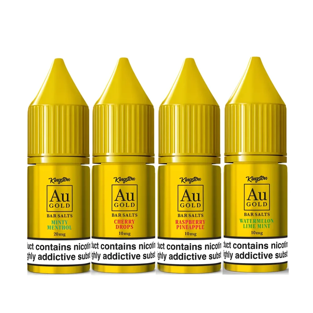 Kingston Au Gold Nic Salts 10ml E-Liquid