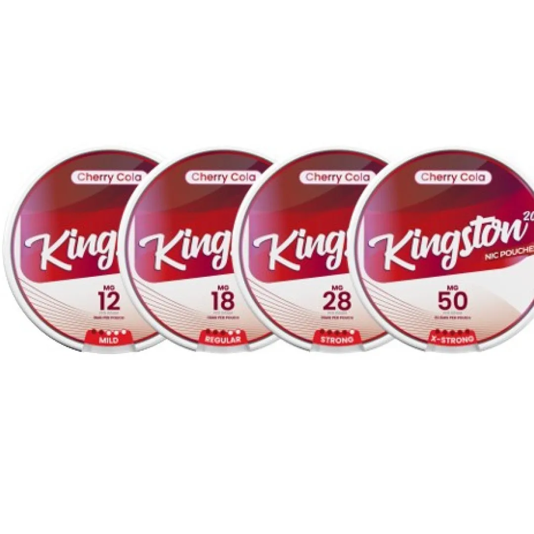 Kingston Cherry Cola Nicotine Pouches - Image 1