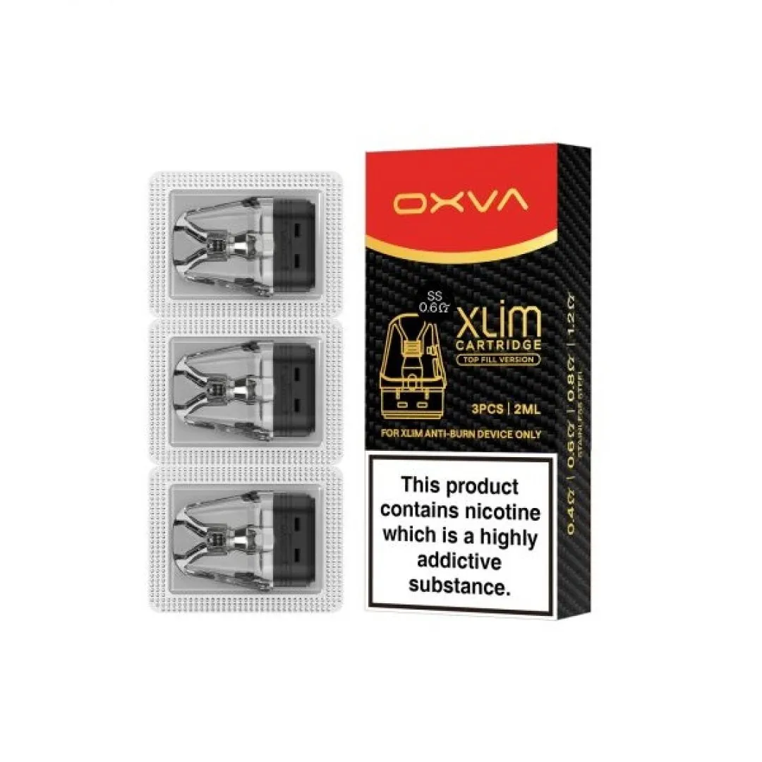 OXVA XLIM Stainless Steel Replacement Pods - Image 1