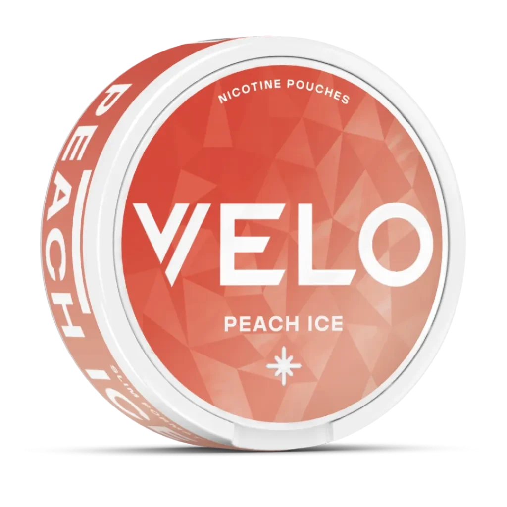 Peach Ice Nicotine Pouches by VELO