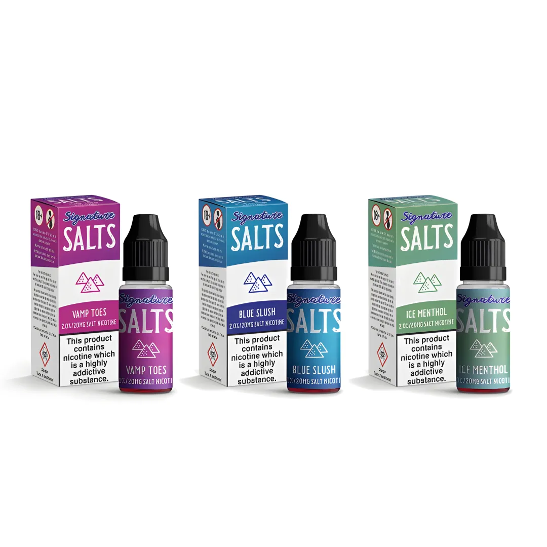 Signature Salts Nic Salts 10ml | Only 20MG - Image 1