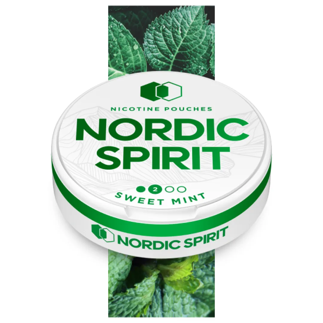 Sweet Mint Nicotine Pouches by Nordic Spirit - Image 1