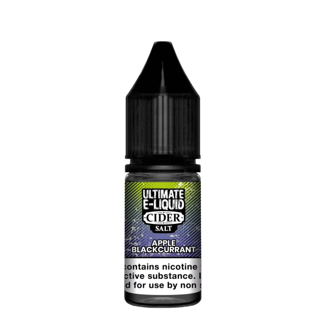 Ultimate Salt Cider Apple Blackcurrant 10ml - Image 1