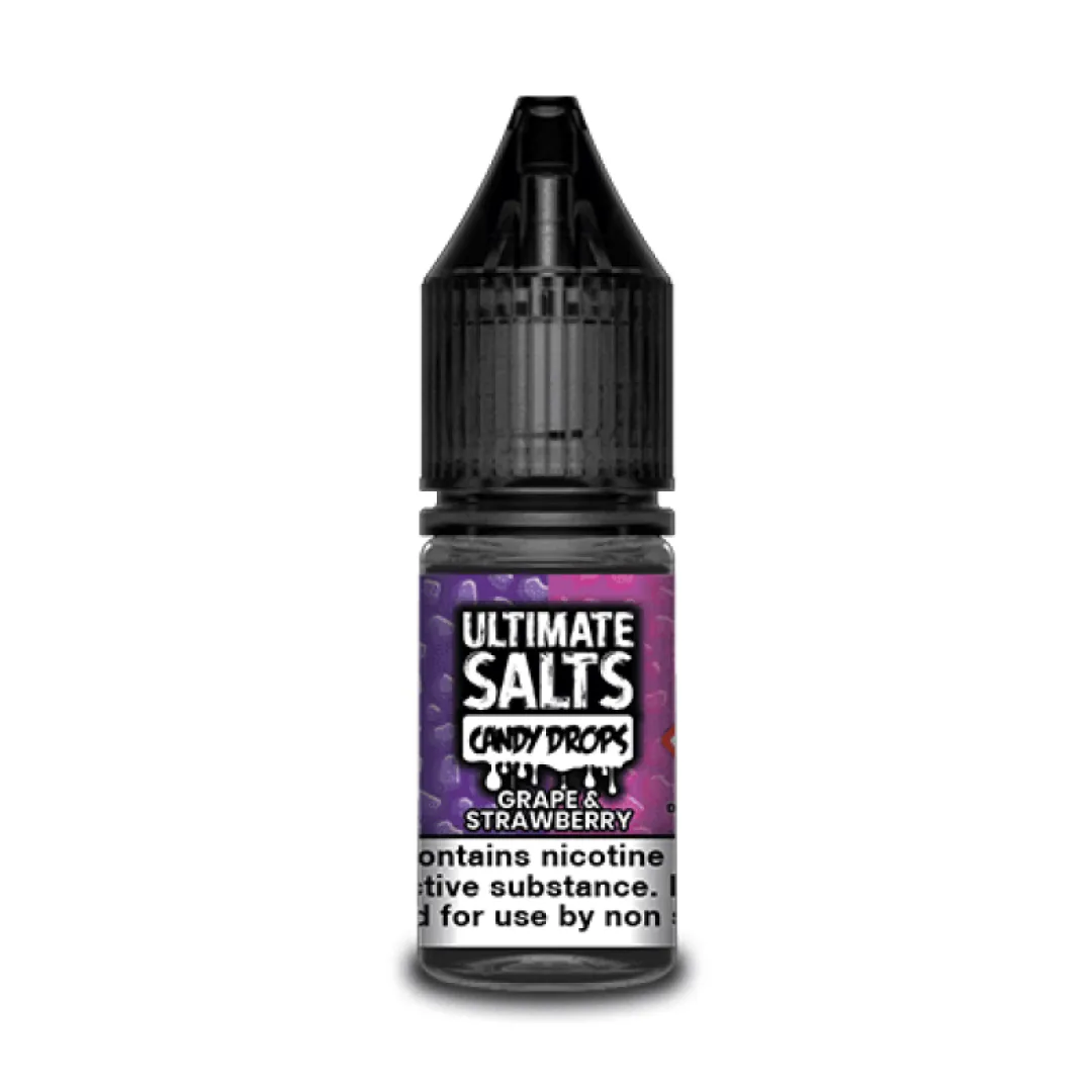 Candy Drops Grape and Strawberry 10ml by Ultimate Salts - Image 1