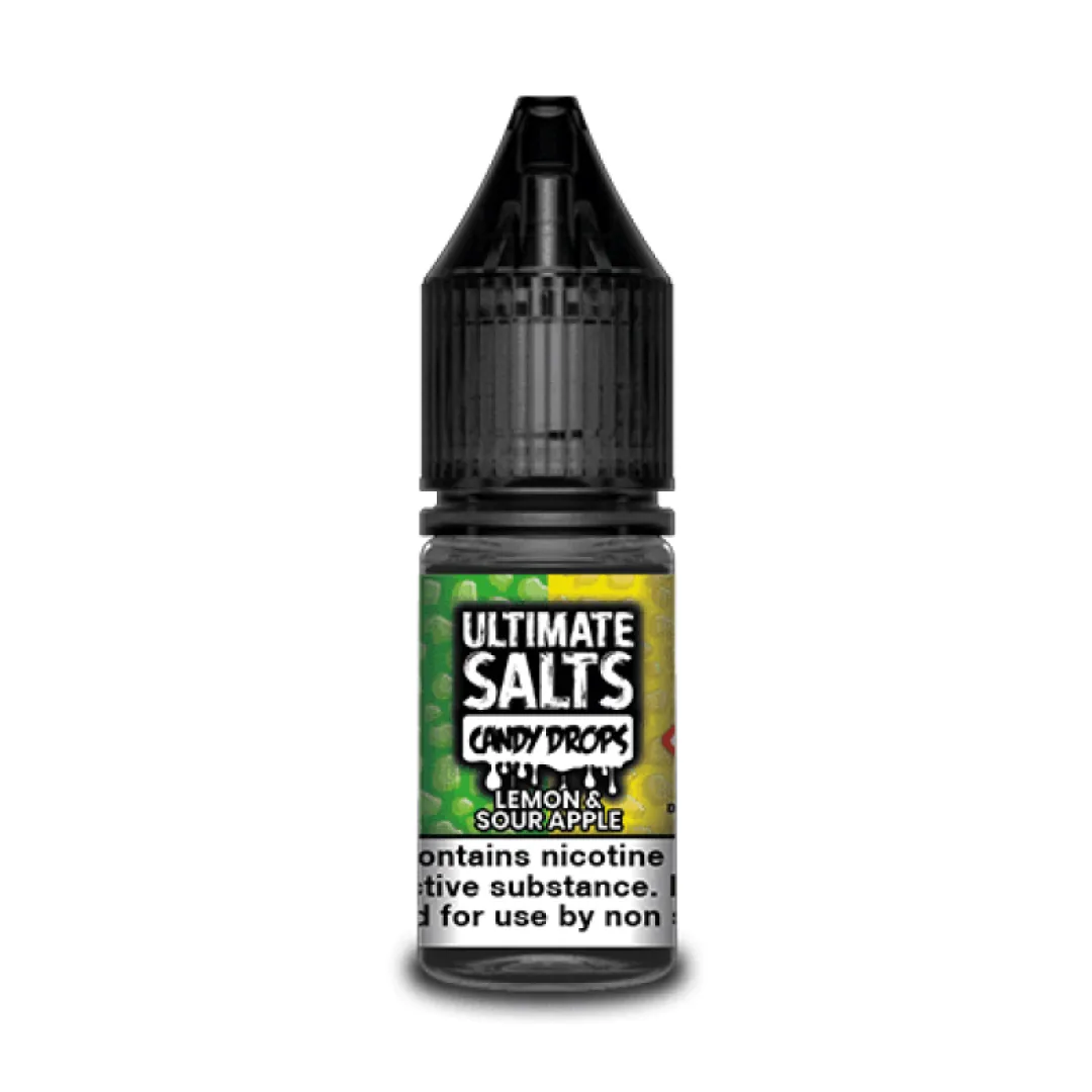 Candy Drops Lemon and Sour Apple 10ml by Ultimate Salts - Image 1