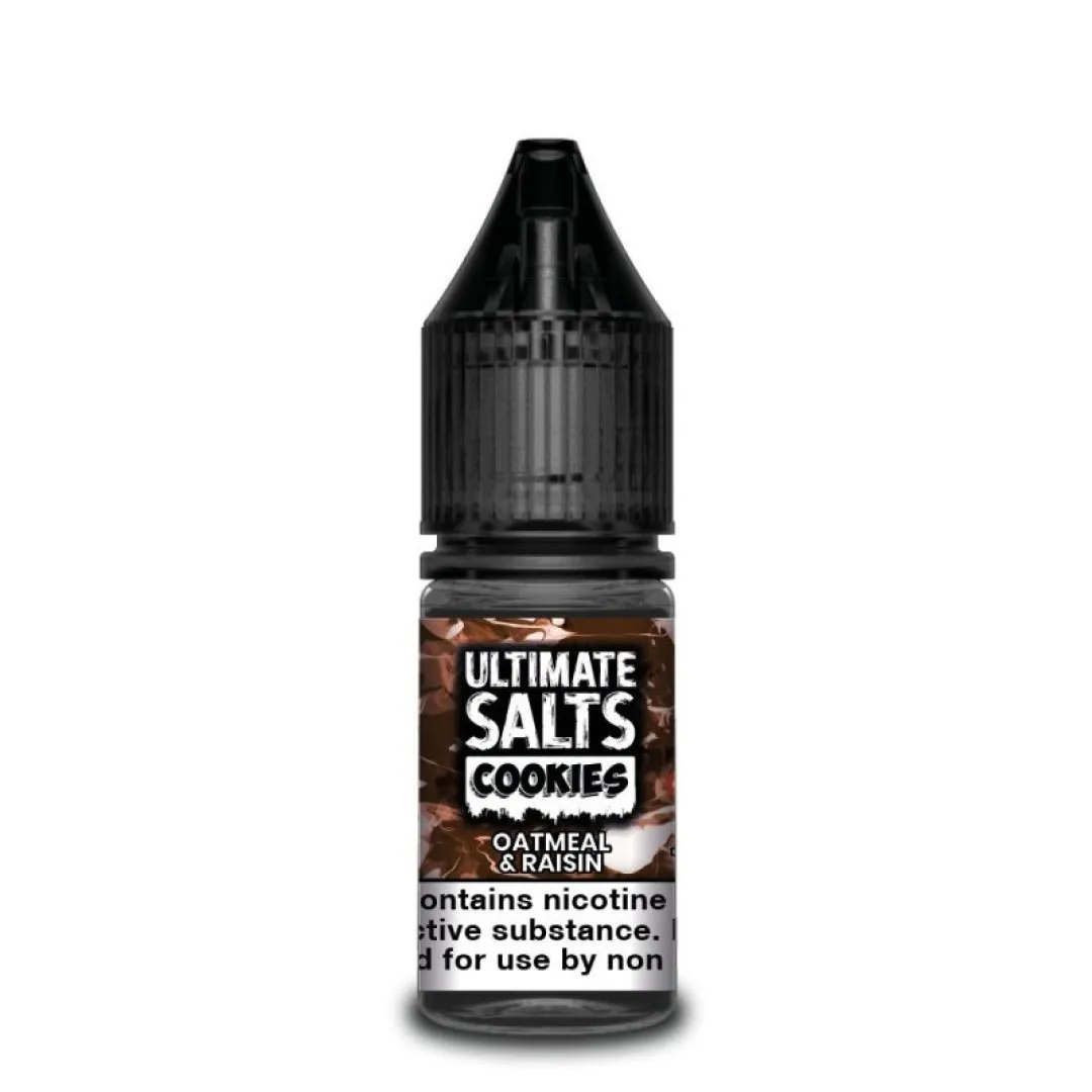 Ultimate Salts Cookies Oatmeal & Raisin 10ml - Image 1