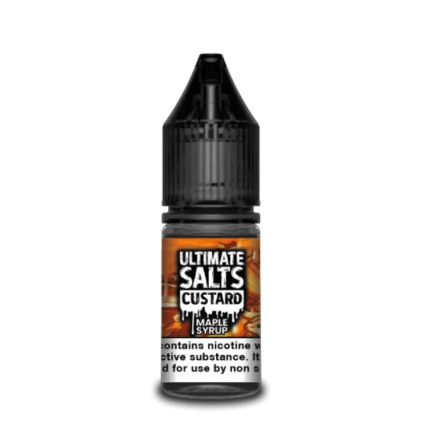 Ultimate Salts Custard Maple Syrup 10ml