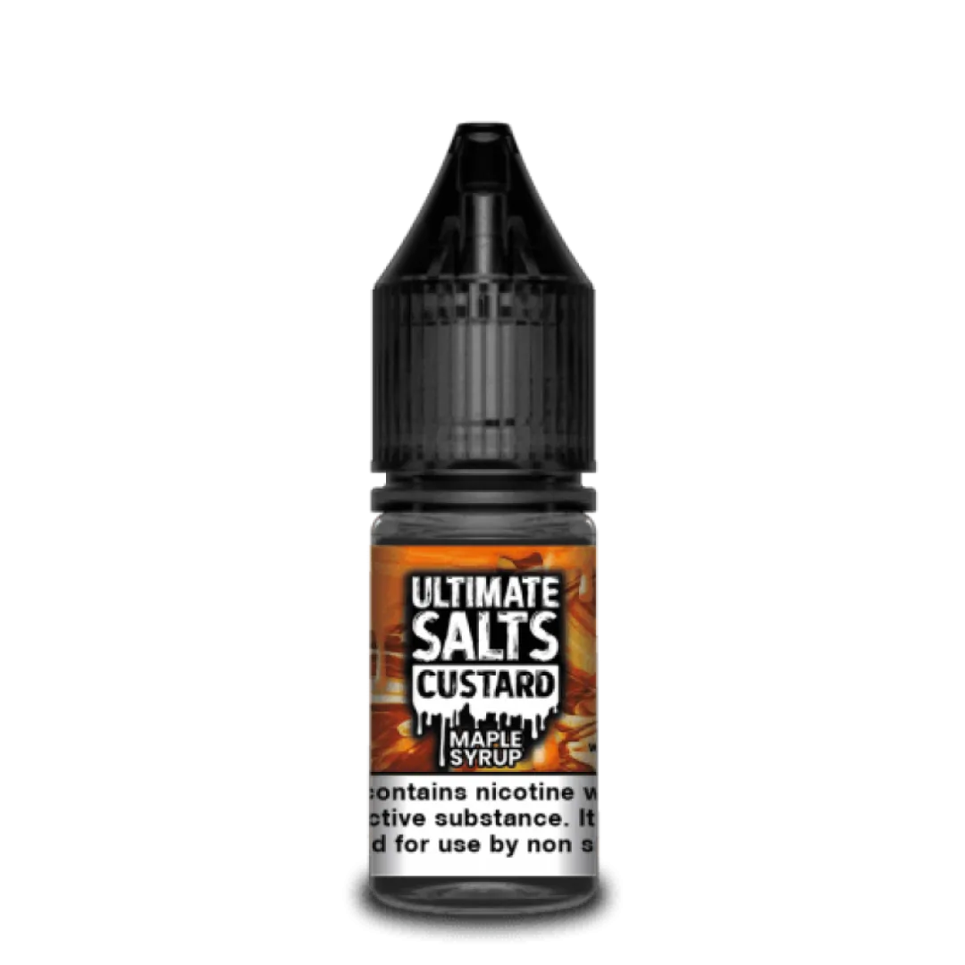 Ultimate Salts Custard Maple Syrup 10ml - Image 1