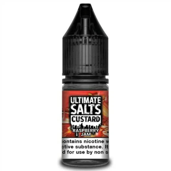 Ultimate Salts Custard Raspberry Jam 10ml