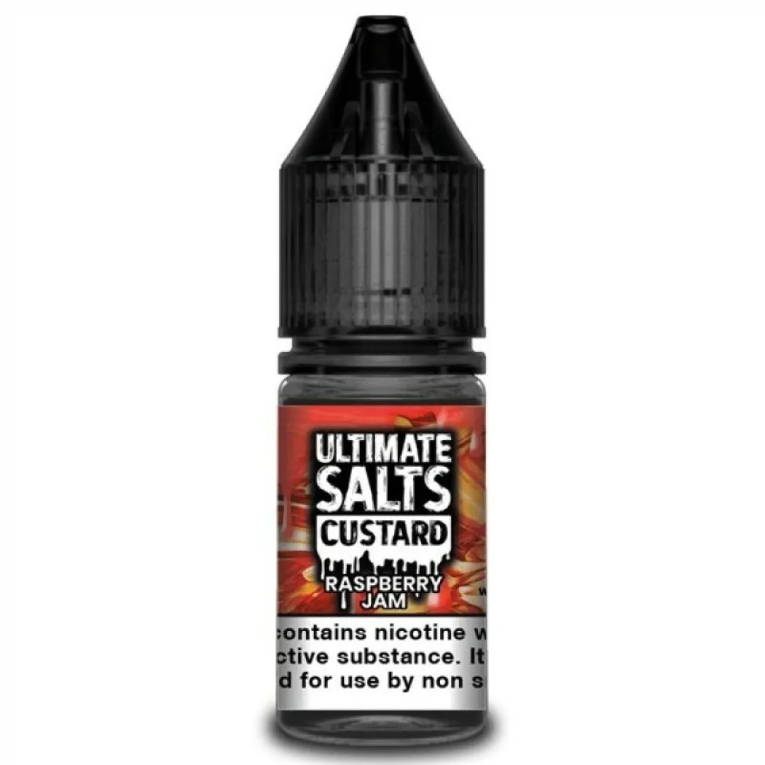 Ultimate Salts Custard Raspberry Jam 10ml - Image 1