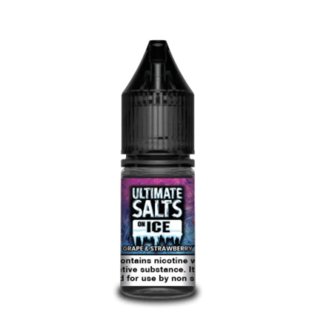 Ultimate Salts On Ice Grape and Strawberry 10ml - Image 1