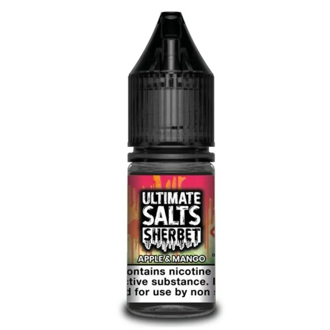Ultimate Salts Sherbet Apple & Mango 10ml - Image 1