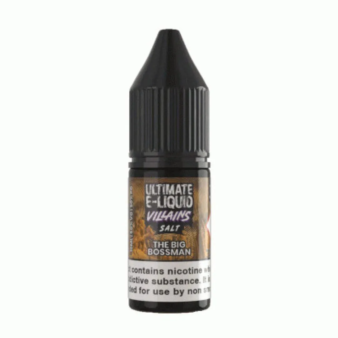Villains The Big Bossman 10ml by Ultimate Salts - Image 1