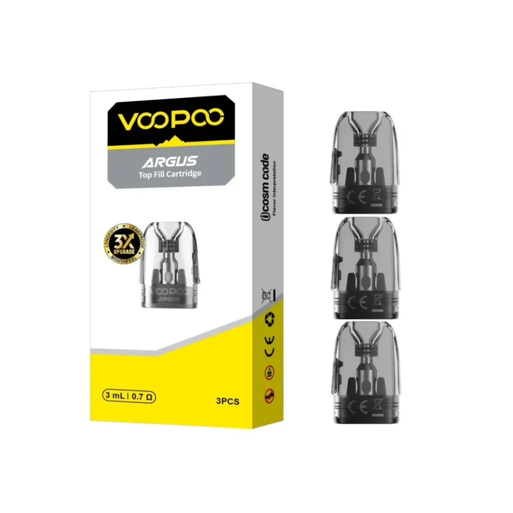 Voopoo Argus Top Fill Cartridge/Pods (PACK OF 3)