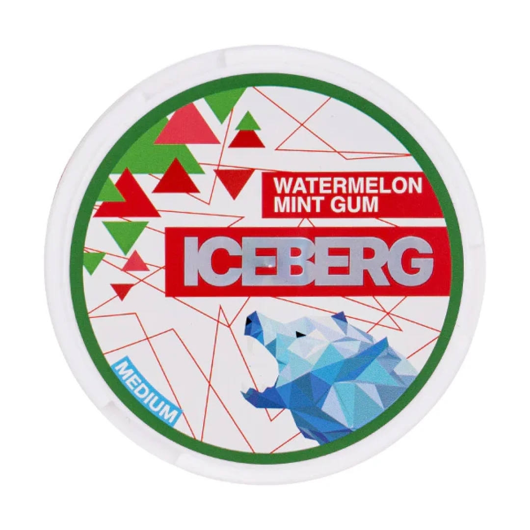 Watermelon Mint Gum Nicotine Pouches - Image 1