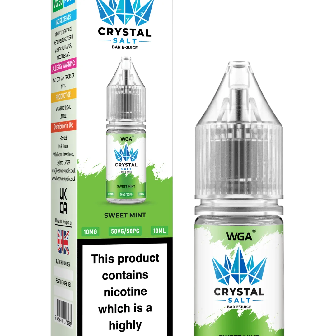 WGA Crystal Salt Bar E-Juice 10ml Nic Salts - Image 24