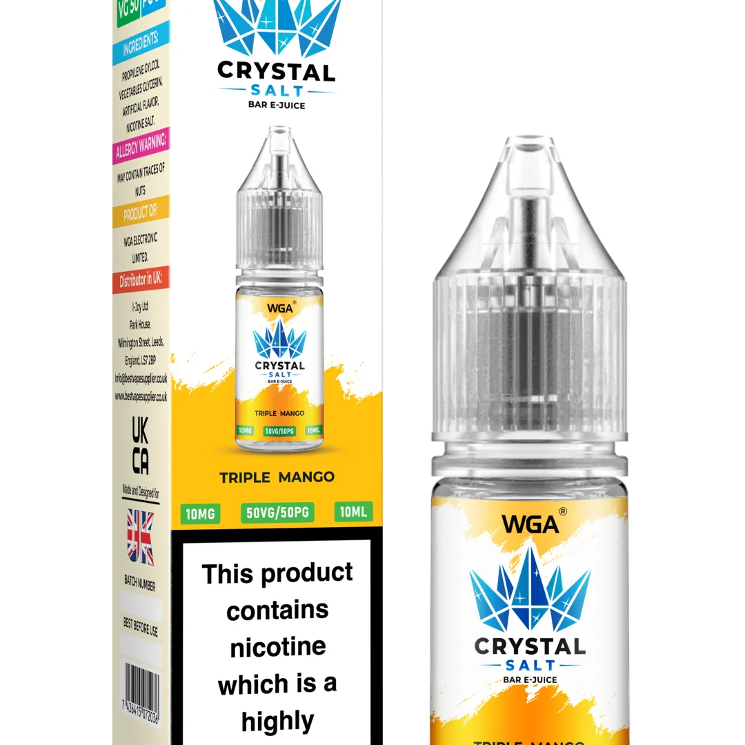 WGA Crystal Salt Bar E-Juice 10ml Nic Salts - Image 25
