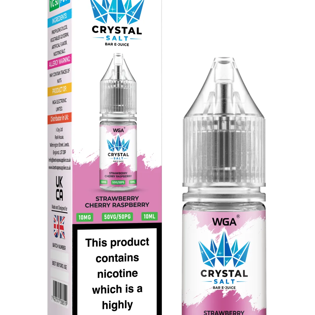WGA Crystal Salt Bar E-Juice 10ml Nic Salts - Image 21