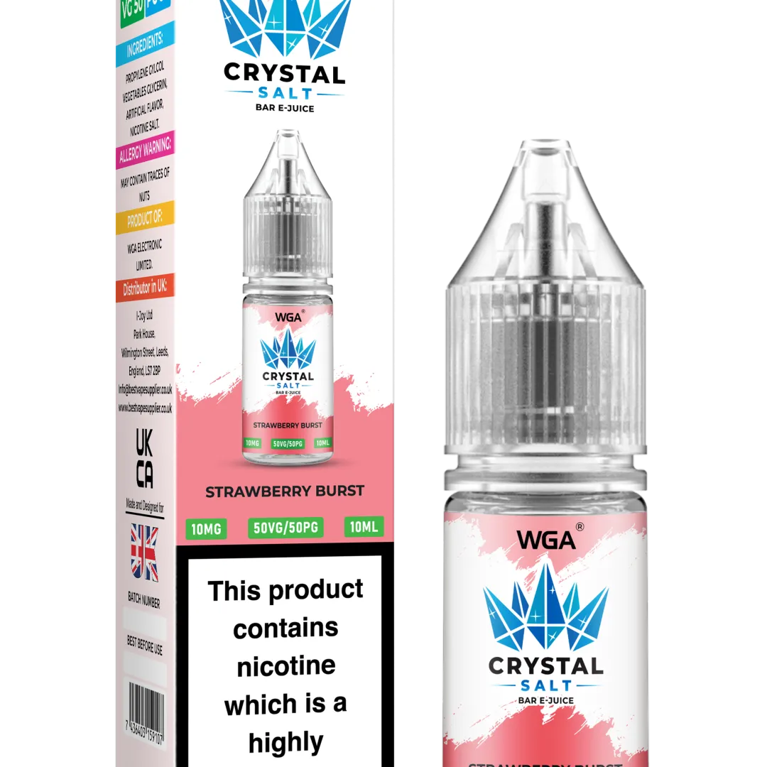 WGA Crystal Salt Bar E-Juice 10ml Nic Salts - Image 20