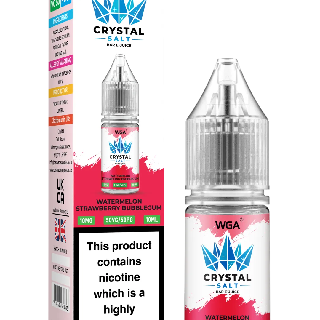 WGA Crystal Salt Bar E-Juice 10ml Nic Salts - Image 27