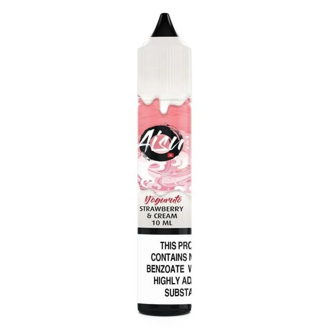 Aisu Yoguruto Nic Salt Strawberry & Cream 10ml - Image 1
