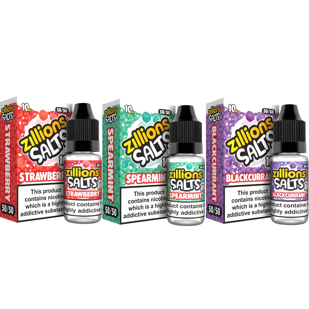 Zillion Salts 10ml Nic Salts | Only £2.99 - Image 1