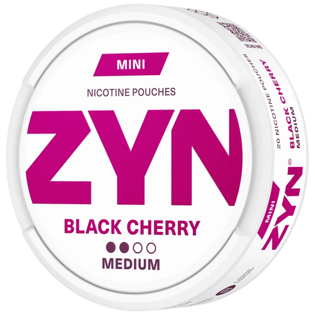 Black Cherry Mini Nicotine Pouches by ZYN